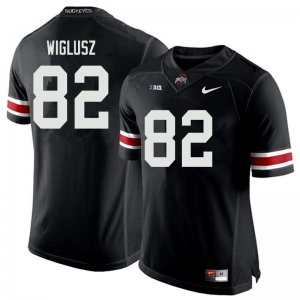 Men's Ohio State Buckeyes #82 Sam Wiglusz Black Nike NCAA College Football Jersey Summer ETX6044AK